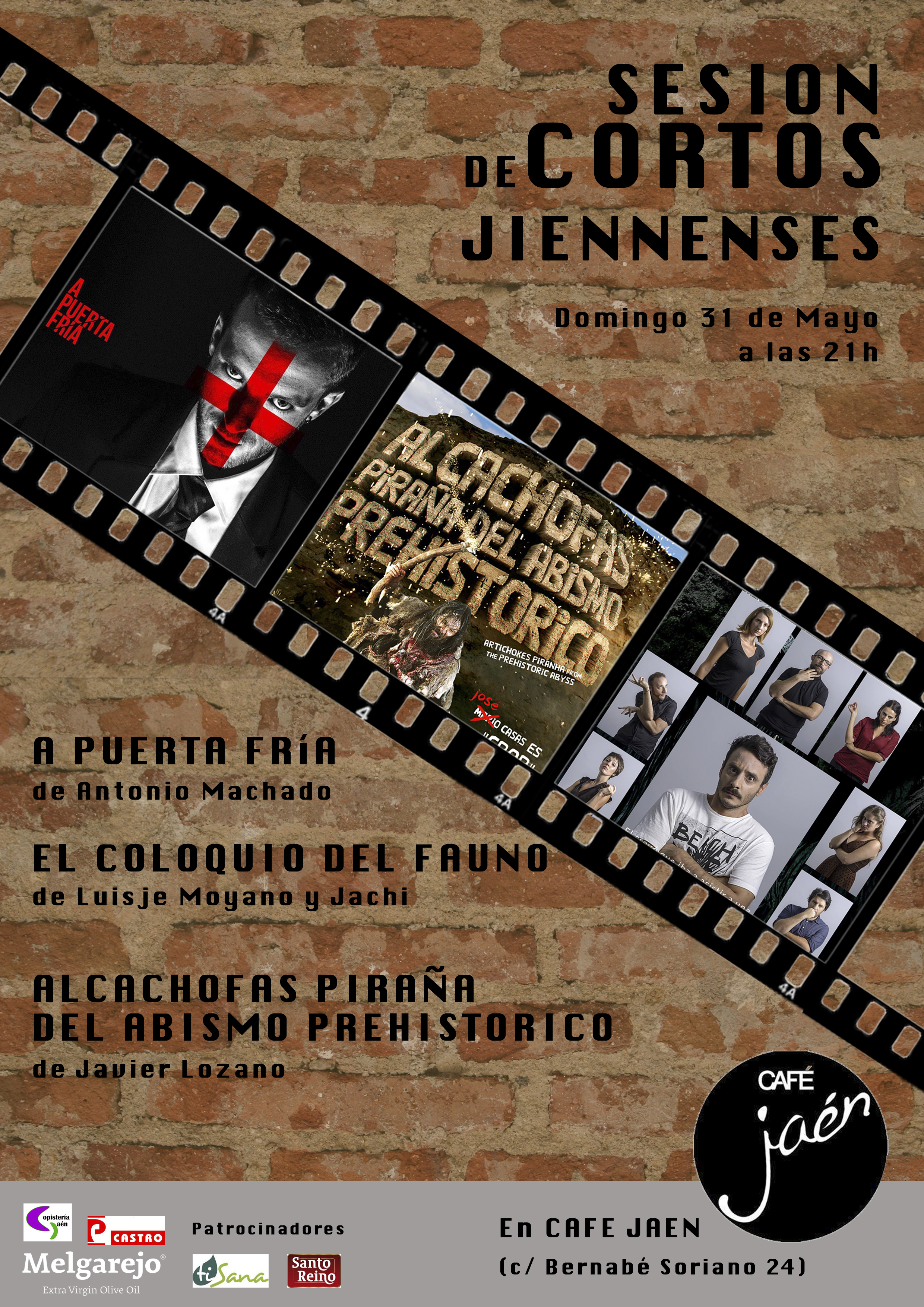 Sesión de cortos jiennenses en Café Jaén (Jaén)